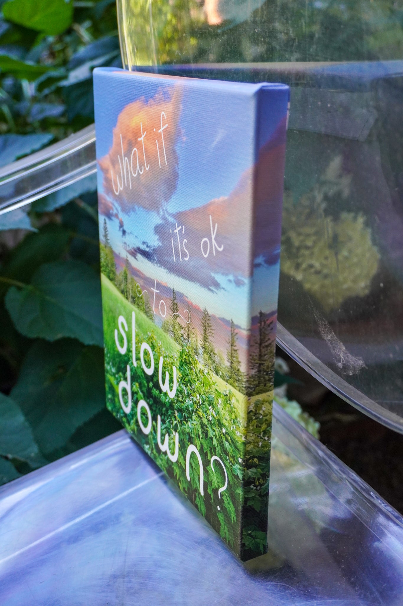 What If It's Ok To Slow Down? Print