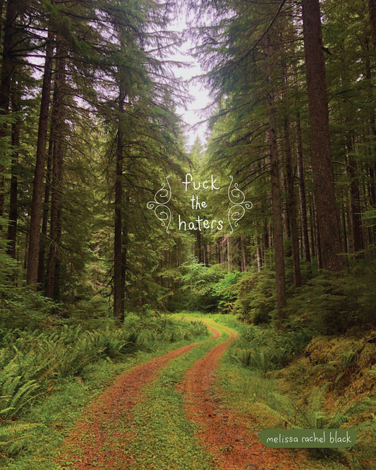 Fuck The Haters - 8x10" Canvas or Print