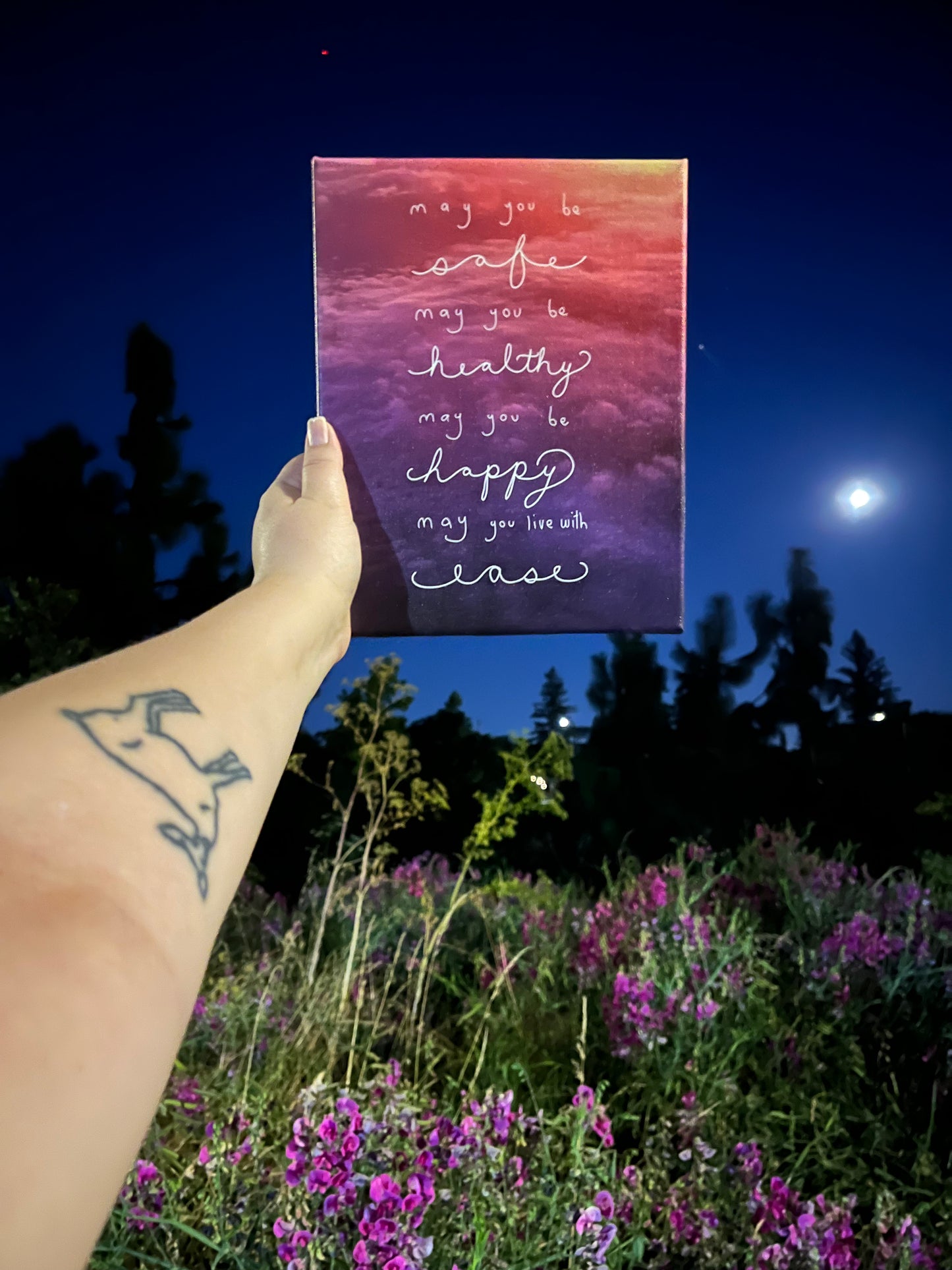 May You Be Happy - Canvas or Print 8 x 10"